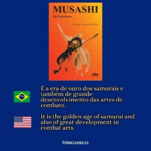 Demian Maia Instagram - Livro: Musashi, de Eiji Yoshikawa

A novela conta a história do samurai mais famoso do Japão. Escrito nos anos 1930 o livro começa na famosa batalha de Sekigarara (1600), quando a família Tokugawa ascende ao poder no Japão. É a era de ouro dos samurais e também de grande desenvolvimento das artes de combate. 
São mais de 1.800 páginas que você não consegue parar de ler. Para quem gosta de artes marciais ou se interessa pela história e cultura do Japão, é um livro incrível (já li duas vezes).

#bookstan #livros #cultura #divulgação