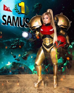 Denali Instagram - Super Smash or Pass? 💥🥊 

Cosplaying the Metroid icon Samus with my smash sisters Bayonetta @kahmorahall and Sephiroth @queenutica 💥 Happy Halloweeeeen

Huge thank you to @fredandelledesigns 
@gingerfever89 and @geekchicphoto for this epic collab!

📸 @dragfiles @geekchicphoto

Sephiroth @queenutica 
👗@ccosplaycom
👒 @anna_rozay 
Shoulder & Belt details by @hailsatinmillinery 

Bayonetta @Kahmorahall 
👗 @luirae
👒 @anna_rozay 

Samus @Denalifoxx 
👗 @fredandelledesigns 
borrowed from @gingerfever89 
📸 @geekchicphoto 
👒 @edwardsizzahands2.0 

@nintendoamerica @finalfantasy