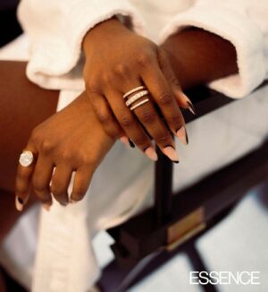 Denée Benton Instagram - SAG style diary with @essence ❤️‍🔥
Thank you lovely @coreytstokes for having me and @solangefranklin for bringing this fly vision together with your endless finesse. 

shot by: @mahaneela.jpg
story by: @robynmowatt
stylist: @solangefranklin
hair: @hairbygeo
makeup: @kellybellevue
manucurist: @stcrea_studio
styling assistants: @douglasmwright, @orexolu, Olivia Bannock
gown:@christopherjohnrogers 
earrings/rings/anklet: @brionyraymondnewyork 
necklace: @almasikafinejewellery 
shoes: @gianvitorossi
clutch: @bulgari 
Custom Tailoring: @kerryphelandesigns