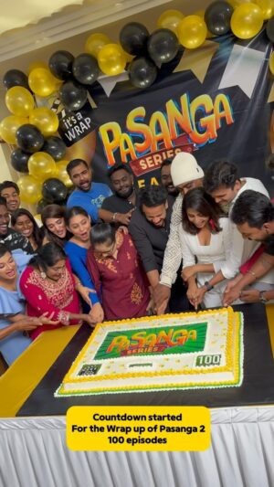 Denes Kumar Instagram - Pasanga 2 series Wrap up party 
The making of the huge cake for you 

It was truly a great experience and enjoyed the whole process and love every bit of it 😘
Congratulations to the entire Pasanga 2 team who puts a lot of effort in completing the shoot of 100 episodes. Bravo the entire cast and crew. Pleasure being a part with this amazing team. All the very best for the series. 🤗

@veeduproduction @deneskumar_ @vimalaperumal6 @shalinibalasundaram @moonnila__ @nithya_shree23 @kabil_raaga @thasha_krishnakumar @sai_kogila @mjnada 

Last but not least thanks for Fancy family who support though out in completing this huge cake successfully♥️🙌🏻 love you all @titanium.trainer @vynafitness @chandruhasan95 @yugahsine_yuga @neev.vv 

#pasanga #veedu #malaysiaseries #100episodes #itsawrap #wrapup #astroulagam #hugecake #giantcake #customcake #fancycustomcakes #fancycustomcakes #fancycustomcakesdelicious #fancycustomcakes #fancycustomcake 
 #bakery #baker #cakedesign #cakedecorating #cakeart #cakeboss #cakeartist #cakedecorating #cake #cakedecorator #fyp #fypシ #fypage 

#BTS
