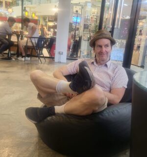 Denis O'Hare Instagram - This is me trying to relax on vacation...