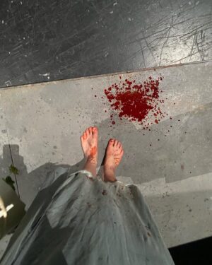 Denisa Barešová Instagram - bodies, bruises, layers, dresses, fake blood, goodbyes, pleasings, talents, scratches, lovings, bleedings, heartaches, endings, bondings, feelings