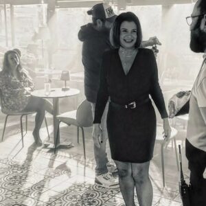 Deniz Özerman Instagram - I 'd always feel like somebody is watching me 😎🐞🐞#set#black&white#natural #movie#horoscopes #shooting #rehersal 💙💙💙coming in September #atthemovies #burçlarfilmi