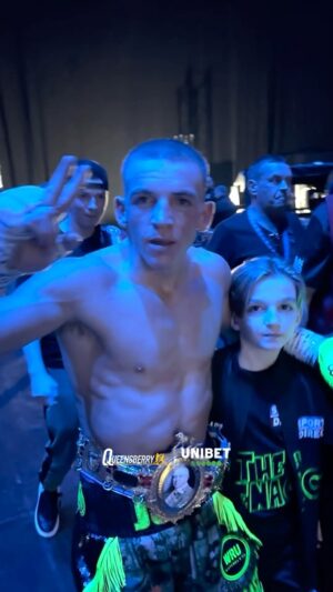 Dennis McCann Instagram - “Give me 12 months. I’ll be number one!” 🔥

@dennismccann gives his immediate reaction after a fantastic victory tonight 💨

#Magnificent7 | Now | Live on @tntsports