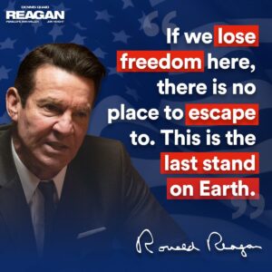 Dennis Quaid Instagram - One of the many famous Reagan Quotes. Under President Reagan, the U.S. would prove itself to be the last bastion of freedom against the Soviets during the Cold War. @DennisQuaid is Ronald Reagan in the upcoming Reagan film, releasing August 30! #ReaganFilm #ReaganMovie #ronaldreagan