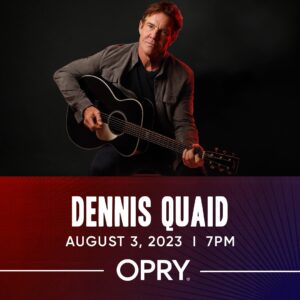 Dennis Quaid Instagram - I’m so honored to return to the world famous Grand Ole Opry this Thursday, Aug. 3. The @opry is teaming up with @gaithermusic to give away a pair of tickets and I’ll autograph two copies of my new album, Fallen: A Gospel Record for Sinners for you by telling us your favorite Gospel song in the comments. Thanks everybody and we’ll see you Aug. 3.

📸: @dkupish
