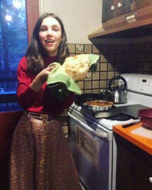 Denyse Tontz Instagram - This is from a year ago when I made my first Irish soda bread—going for round two this time, but w/cherries. Wish me luck 🍒