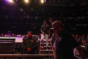 Deon Cole Instagram - CHICAGO, THE UNITED CENTER. @davechappelle I finally played the united center. Wow. The love was real. Photographer @candytman the best in the business