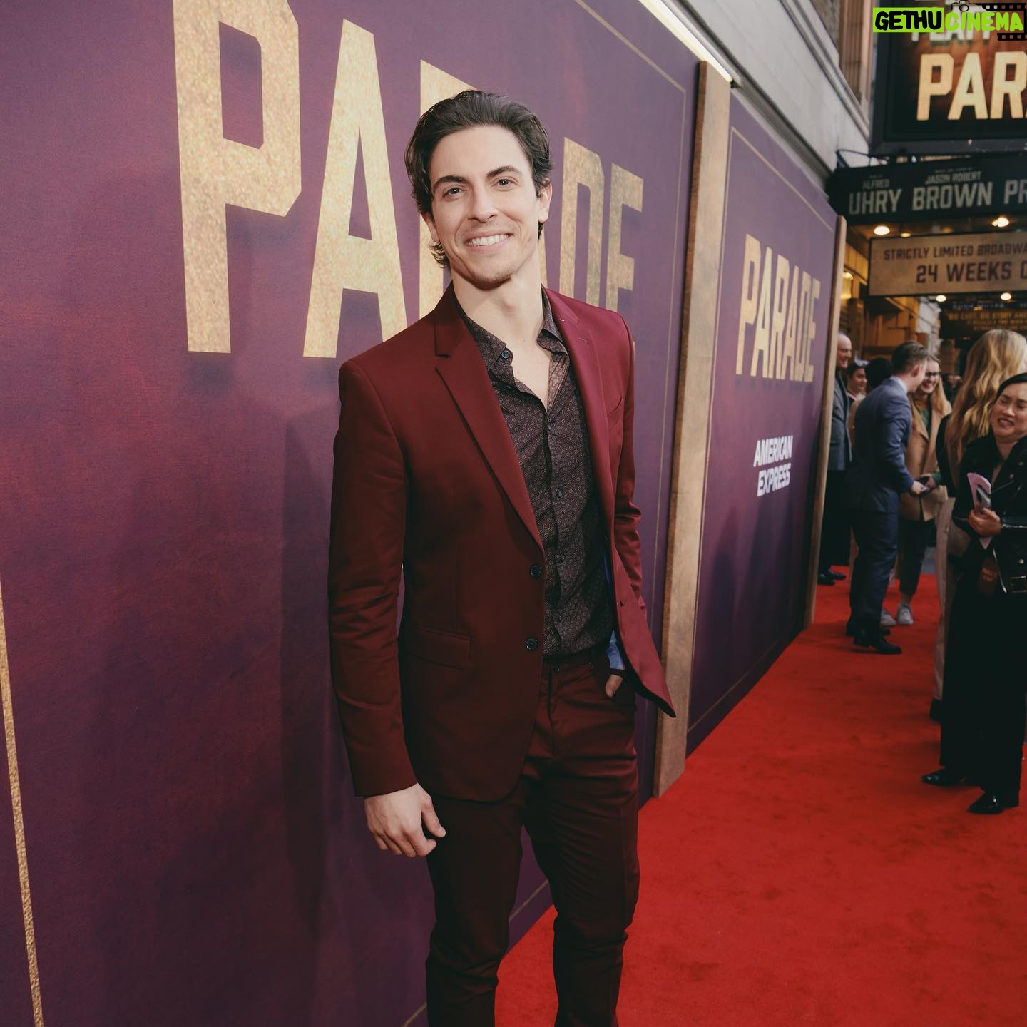 Derek Klena - 20.4K Likes - #FBF to one of the most memorable nights of theater I can remember. @paradebway and it’s entire company are so powerful.👏🏻👏🏻👏🏻 I’m not crying, you’re crying… 📸: @jennyandersonphoto