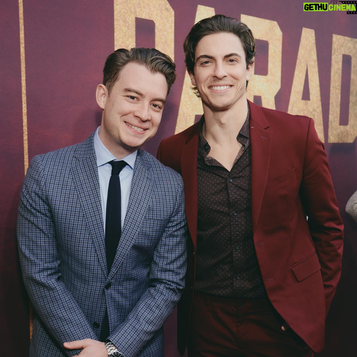 Derek Klena - 20.4K Likes - #FBF to one of the most memorable nights of theater I can remember. @paradebway and it’s entire company are so powerful.👏🏻👏🏻👏🏻 I’m not crying, you’re crying… 📸: @jennyandersonphoto