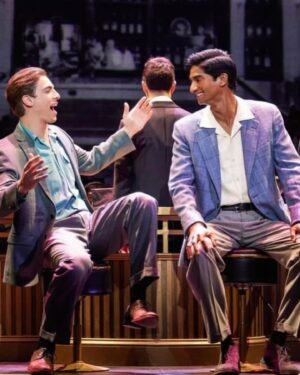Derek Klena Instagram - If they fill up the pool in the dead of winter, I’m not NOT gonna go in wearing little shorts and an even littlier shirt! 🤷🏻‍♂️ Last night we opened Sunset Boulevard at the @kennedycenter and could not be more proud to be a part of this production. From the legend @stephaniejblock and this insane cast, to @sammi.cannold and this dream creative team, it was the greatest group effort to pull this beautiful story together in just 2 weeks 😳 but honestly one of the most crazily gratifying experiences of my life. We did it y’all!! Come catch us in DC through Feb. 8th! 🙌🏼