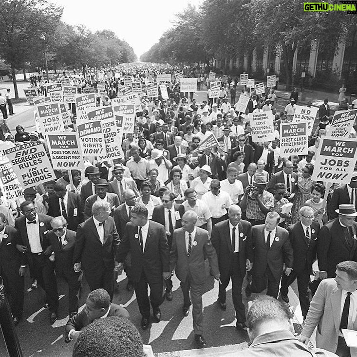 Derek Luke - 2.6K Likes - "We cannot walk alone. And as we walk, we must make the pledge that we shall march ahead. We cannot turn back." - Martin Luther King Jr // I Have A Dream (August 28th, 1963)
Today we CELEBRATE and HONOR the mighty March on Washington... 💪🏿✨ Where an estimated 250,000 people of all backgrounds, races, and class- came TOGETHER to stand for what's right, to demand action be taken by leadership and their fellow countrymen. ❣️They marched for jobs, for freedom, to condemn civil rights abuses against Black, Latinx, American Indian and other marginalized peoples. They saw a better tomorrow, a FUTURE for their children, their grandchildren, their family legacy.
Without their united efforts, we would be living in a different reality... A different country... A different 🌎 world ... So we thank them 🙌🏿.. And we promise to carry forth their vision of an America for all people. ❤️
