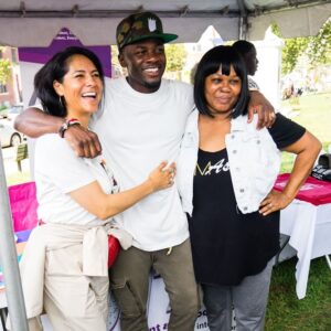 Derek Luke Instagram - Love & Unity in the Community @ Audubon Park. @dereklukefoundation
