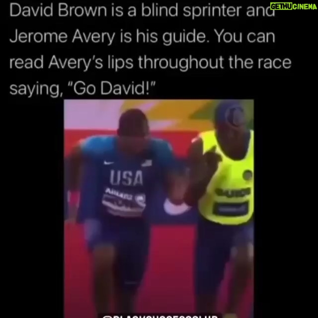 Derek Luke - 5.4K Likes - Sight can’t be a fact of the outer, it must be a factor of the inner, a person with Sight (not ethnicity-color) will always lead those with no sight, “what’s powerful about this clip to me it-appears that the Blind runner is leading the person with sight” I’m always looking for life gems: ( just my perception)lessons “SELAH”