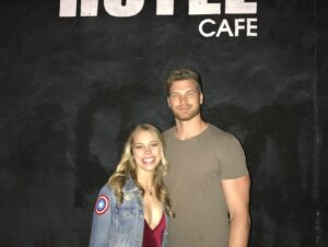 Derek Theler Instagram - Big shoutout to our friend @noahkahanmusic who will be headlining at The Hollywood Bowl this weekend! 
Lisa and I first saw Noah play live 7 years ago when he was opening for Milky Chance. We were so impressed and became immediate fans of him and his songwriting. 

I’m so happy that the rest of the world has now discovered him, because he deserves it. And boy, his meteoric rise in success is legendary. 

Noah’s music has chronicled our lives together. We were at his concert the night before we got engaged and were singing his songs while labor with Denali. His music just keeps getting better. 

We never miss an opportunity to see Noah live. Can’t wait to catch him at the Bowl.