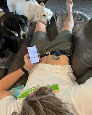 Derek Theler Instagram - Happy World Diabetes day! 
Talk about Instagram vs. reality! I wanted to show off my cool custom @pumppeelz patch cover on my @dexcom so I took the boys to the park. Cut to an hour later I was dealing with an urgent low. This is a real #seediabetes moment. It’s a good lesson that your glucose doesn’t always cooperate, and you gotta roll with the punches. 
 
I definitely chose the right team for the patch since they help me so much through my lows. Thanks Dexcom for the alert so I could treat the low before it got worse! 
 
#seediabetes #forwardas1 #worlddiabetesday #sponsored 
 
* Smart devices sold separately. For a list of compatible smart devices, visit @Dexcom’s link in bio