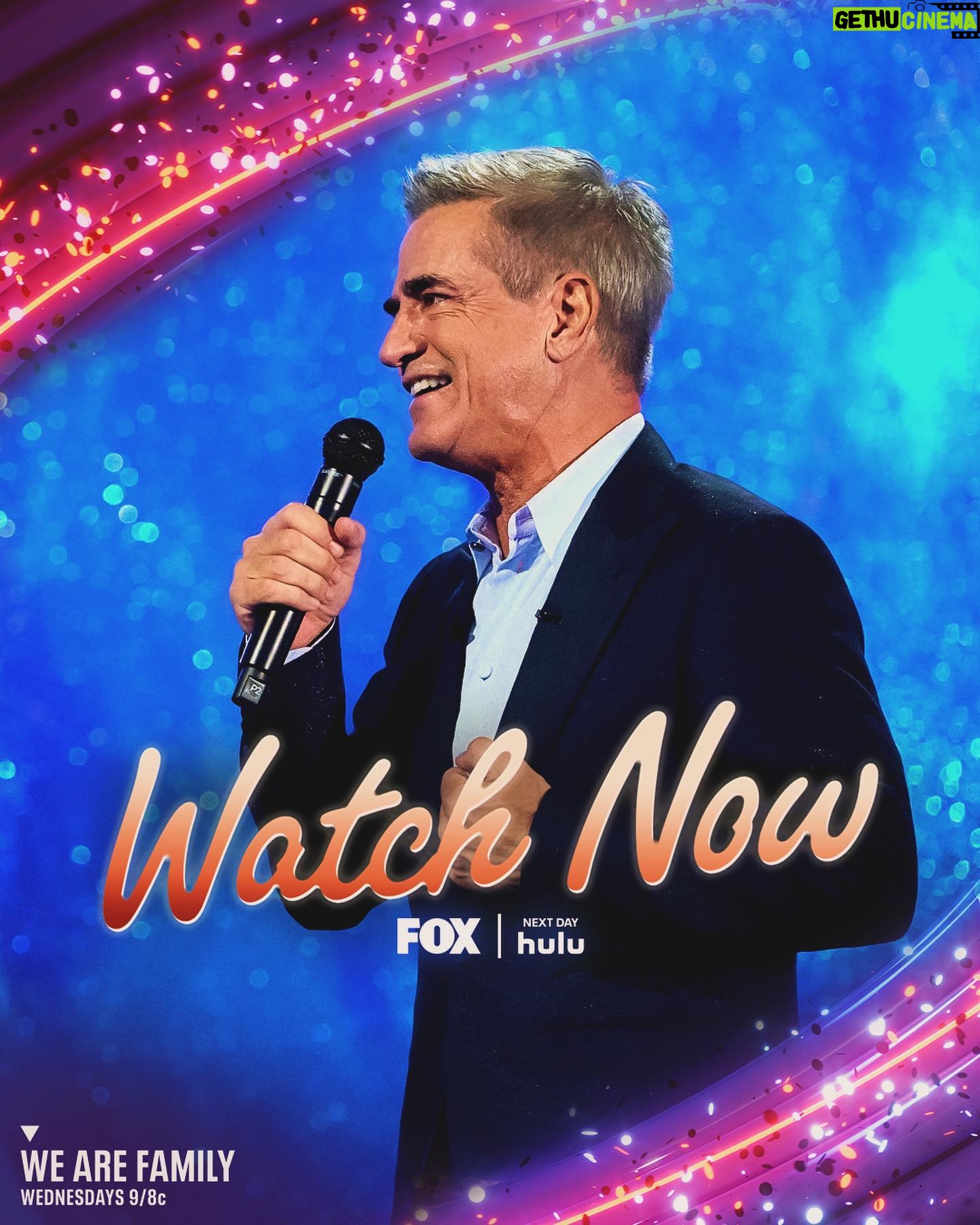 Dermot Mulroney - 8.1K Likes - watch WE ARE FAMILY episode 9 on Hulu a most incredible experience singing with (spoiler alert!) Prima @shesingshesung 🎤💖 thx @joelmchale @anthonyanderson @foxtv