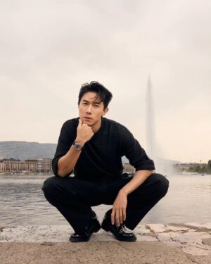 Desmond Tan Instagram - It's an immense honor to be a part of the @Zenithwatches family! My inaugural Watches and Wonders journey with Zenith will forever hold a special spot in my heart! 🧡 

This trip profoundly immersed me in a deeper appreciation for all Zenith timepieces. Like the DEFY Extreme Diver, with a legacy tracing back to 1969 and fueled by the El Primero 3620-SC automatic high-frequency manufacture calibre, it embodies horological excellence. The smooth sweep around the dial is an art in itself! 

@Zenithwatches #Zenith #ZenithElPrimero #ZenithDefyExtremeDiver #Defy #TimeToReachYourStar #WatchesandWonders