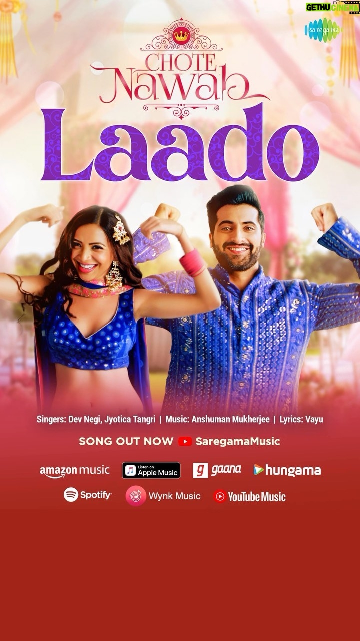 Dev Negi - 516 Likes - #ChoteNawab ki super sonic tej #Laado aa gayi hai to rock your world! 🦋💃🏻
Song out now on Saregama Music Youtube Channel and all major music streaming platforms
@devnegilive @jyoticatangri @vayurus @anshumanmkj @bharatgoelmusic @firozzzz83 @omkardhumal @jayesh_kathak
@chaudhary.kumud @asanisimaasa @akshay0beroi @plabita.manu @svar_kamble @rajshri_deshpande @shatafclicks @echoinsta @falaqnaazz @itssadiyasiddiqui @sohaila.kapur @neeraajysood @vibhhutithaakur @jaffriarshad @saregama_official @yoodleefilms @ayushtandon.31
#Saregama #SaregamaMusic #ChoteNawab #Explore #Feature