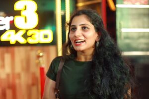 Devaki Rajendran Instagram - From the preview screening of Kerala Crime Files at Kochi. This was the first time I walked the 'red carpet' and talked to the press in front of the banners. Got to share the space with the amazing artists and technicians whom I worked with and also who came to watch the premiere. So grateful for this experience! 

Image 3 and 4 are @zhinzshan @navas.vallikkunnu and me talking about the fun we had shooting the grocery store scene.
Thank you everyone for the response to KCF! 

#Webseries #malayalam #disneyhotstar #DisneyHotstarMalayalam #new #devakirajendran #KeralaCrimeFiles
