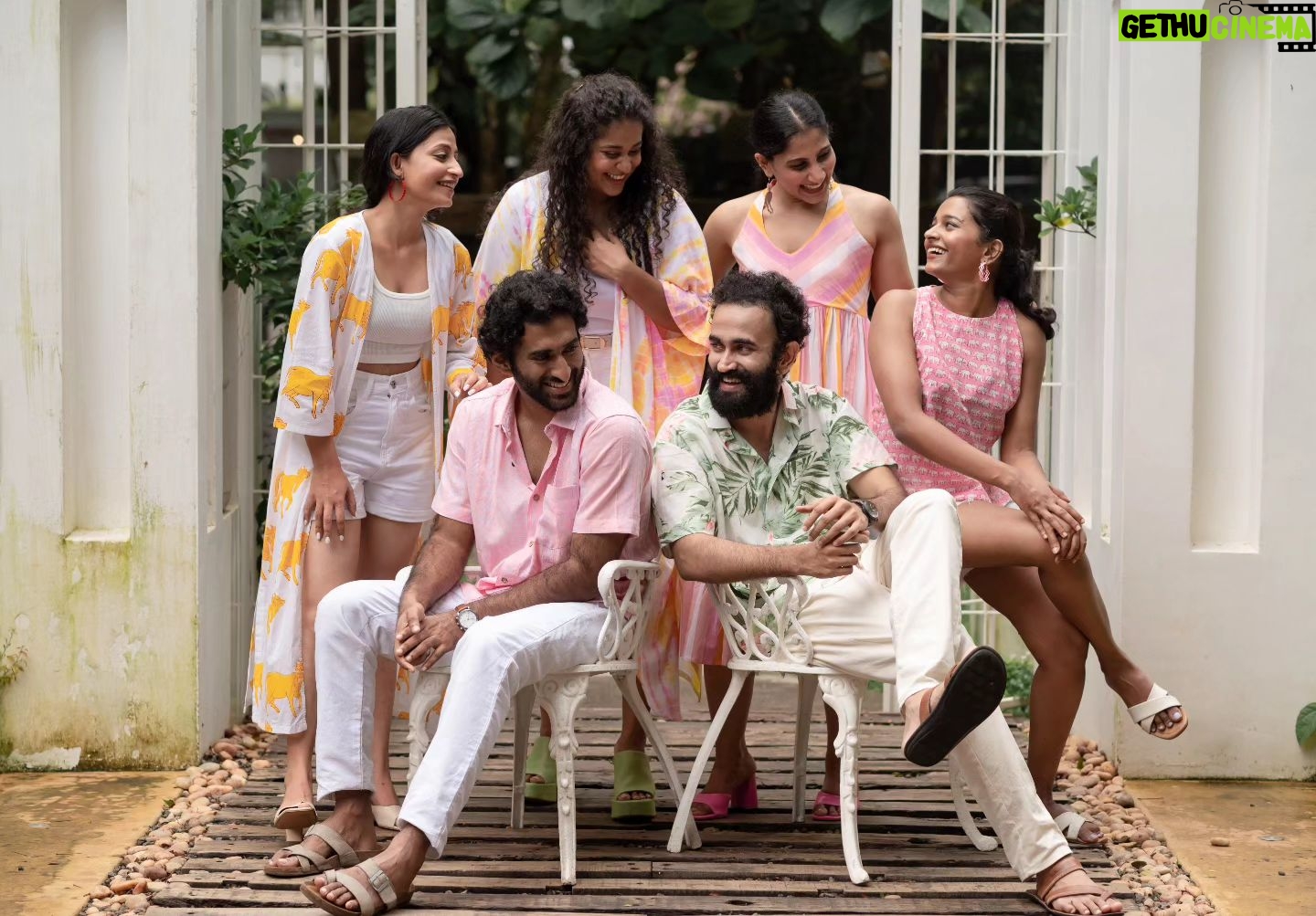 Devaki Rajendran - 1.6K Likes - Summer colours team!#rainbow
Wearing breezy and comfortable designs from @l_zaba
With the amazing #kcf
@luttappiyogi @rooth_p_john @meghna_bab @sanju_sanichen @iharisankar
Photos: @_shutter__bug with @yedukrishnan._
#casual #summer #clothing #designer #color #summerclothes #devakirajendran #gratitude #breezy #KeralaCrimeFiles #malayalamcinema #trending
