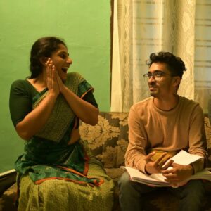 Devaki Rajendran Instagram - Location memories😊

Sujatha's expressions🥳🥳🥳
Purusha Pretham - The Male Ghost streaming on @sonylivindia 
📸@k.n_vs
.
.
.
.
.
.
#sonyliv #PurushaPrethamMovie #krishandfilms #krishand #malayalamcinema #malayalammovie #art #artistsoninstagram #sugarlochan #prasanthalexander #devakirajendran #filmmaking #filmmaker #filmmakers #filmmakerslife #shootmode #shootdiaries #kochigram #kochi #trivandrum #actors