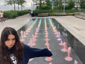 Devon Bostick Instagram - We love the fountain