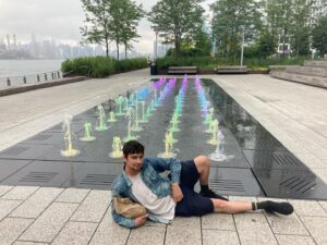 Devon Bostick Instagram - We love the fountain