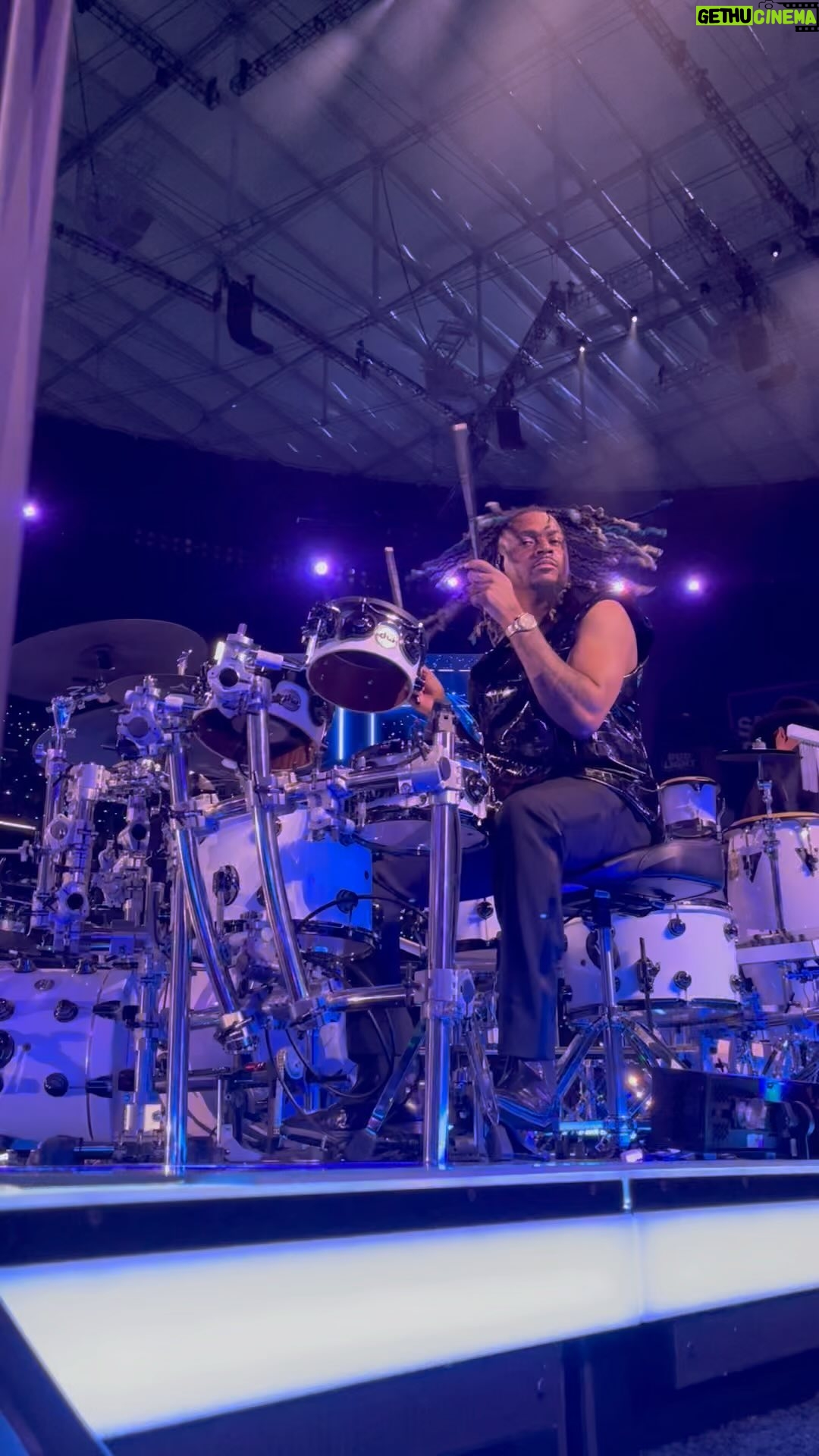 Devon Taylor - 23.1K Likes - Super Bowl 2024! Was A Success Shout Out To My Tech @jrworldwide For Everything I Love You More Than Words Can Express!! Cymbal Design & DrumRack Design By @jrworldwide #ThankYouGod4MyGift #DWCollectors #Maple/Mahogony Also Shout To All My Companies That Has Been Here For Me Since Day 1 I Love Each & Every One Of You! @zildjiancompany @remopercussion @vicfirth @dwdrums @jhaudio @drumdots