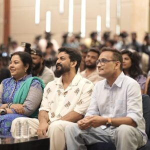 Dhananjay Instagram - From the “Kotee” trailer release event♥️

#Kotee in theaters from June 14th. Here is the trailer.