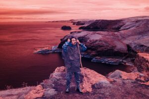 Dhani Harrison Instagram - Out of the cave and out to sea 
🔥🥷🏼🔥

📸: @g_i_r_o_u_x

#innerstandingquest
