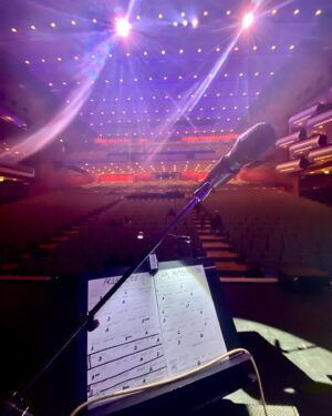 Dhani Harrison Instagram - So, after just over two years of not playing a single show I thought I’d do a nice easy one to get myself back into the groove. 

Just kidding, I’m playing and singing ‘Prabhujee’, from Chants of India (in Sanskrit), to celebrate Ravi Shankar’s centinnary with my sitar hero and sister @anoushkashankarofficial and her incredible orchestra whom I’ve known and loved for decades (lots of whom played with me at Concert for George 20 years ago this year). Oh… and I will be performing along side the masters @nitinsawhney and none other than @officialjohnmclaughlin himself at a sold out @royalfestivalhall.

In the words of Oliver Hardy: “Well that’s another fine mess you’ve gotten us into.“ 😬 (spoken into dressing room mirror.)