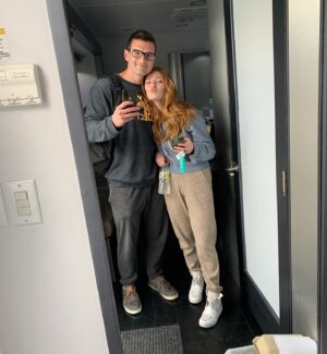 Diana Hopper Instagram - on set adventures with @alexrussell ✈️ @swatcbs