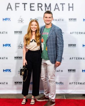 Diana Hopper Instagram - Have y’all watched #AFTERMATH on @netflix yet? Also big shoutout to the man in the 3rd photo #PeterWinther - the first man to ever cast me in a movie TEN years ago - it’s always an honor to make a movie with you! @skaara - & a huge THANK YOU to @rsasner @andrew.felts and @lpwinther - without you guys there is no movie. 👏🏼👏🏼👏🏼 now what are you still doing here??? Go watch! 👻