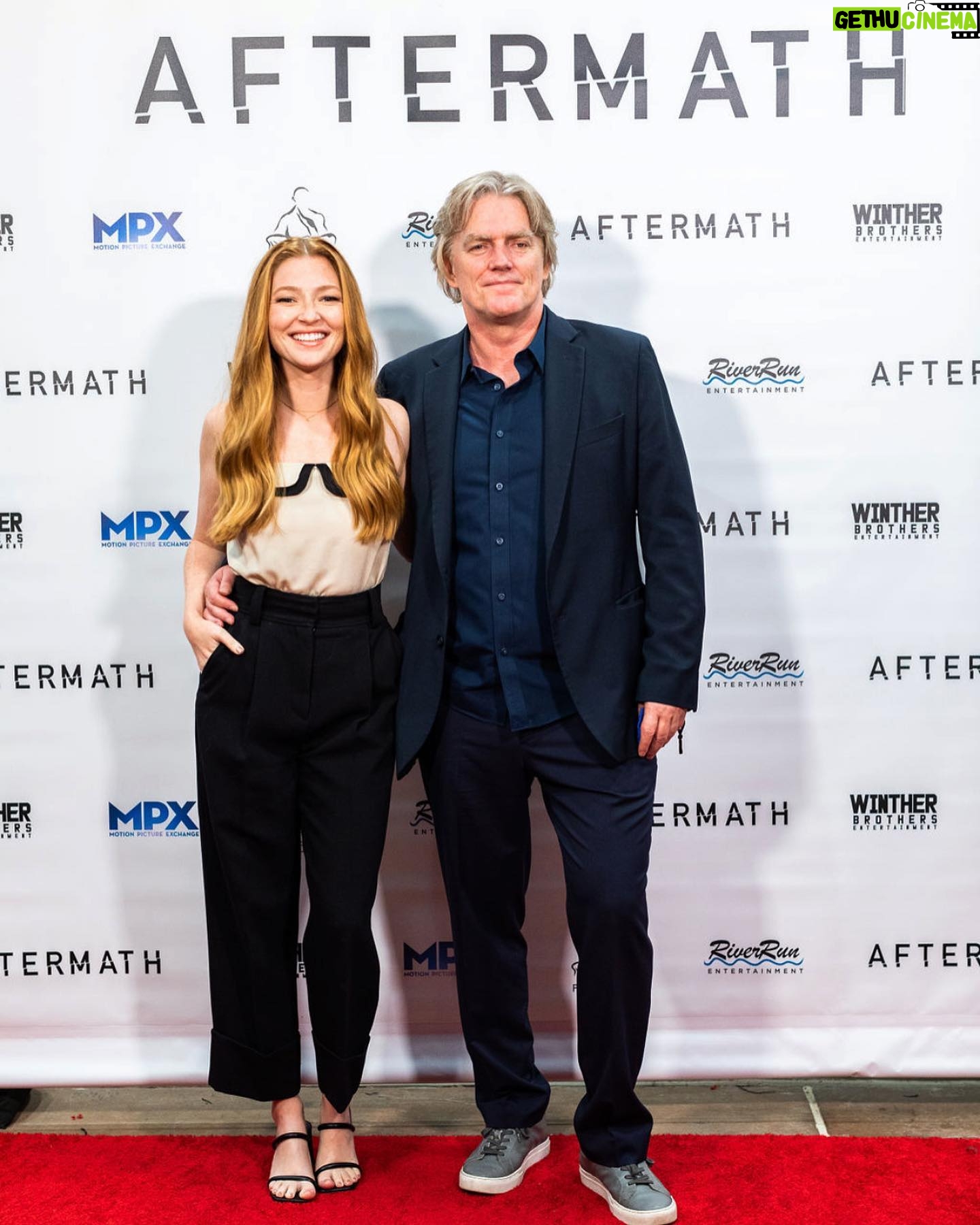 Diana Hopper - 2K Likes - Have y’all watched #AFTERMATH on @netflix yet? Also big shoutout to the man in the 3rd photo #PeterWinther - the first man to ever cast me in a movie TEN years ago - it’s always an honor to make a movie with you! @skaara - & a huge THANK YOU to @rsasner @andrew.felts and @lpwinther - without you guys there is no movie. 👏🏼👏🏼👏🏼 now what are you still doing here??? Go watch! 👻