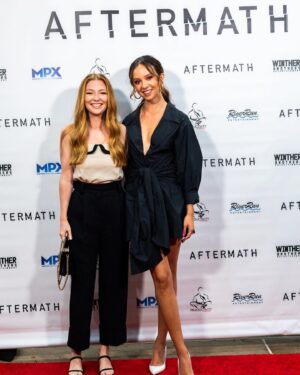 Diana Hopper Instagram - Have y’all watched #AFTERMATH on @netflix yet? Also big shoutout to the man in the 3rd photo #PeterWinther - the first man to ever cast me in a movie TEN years ago - it’s always an honor to make a movie with you! @skaara - & a huge THANK YOU to @rsasner @andrew.felts and @lpwinther - without you guys there is no movie. 👏🏼👏🏼👏🏼 now what are you still doing here??? Go watch! 👻