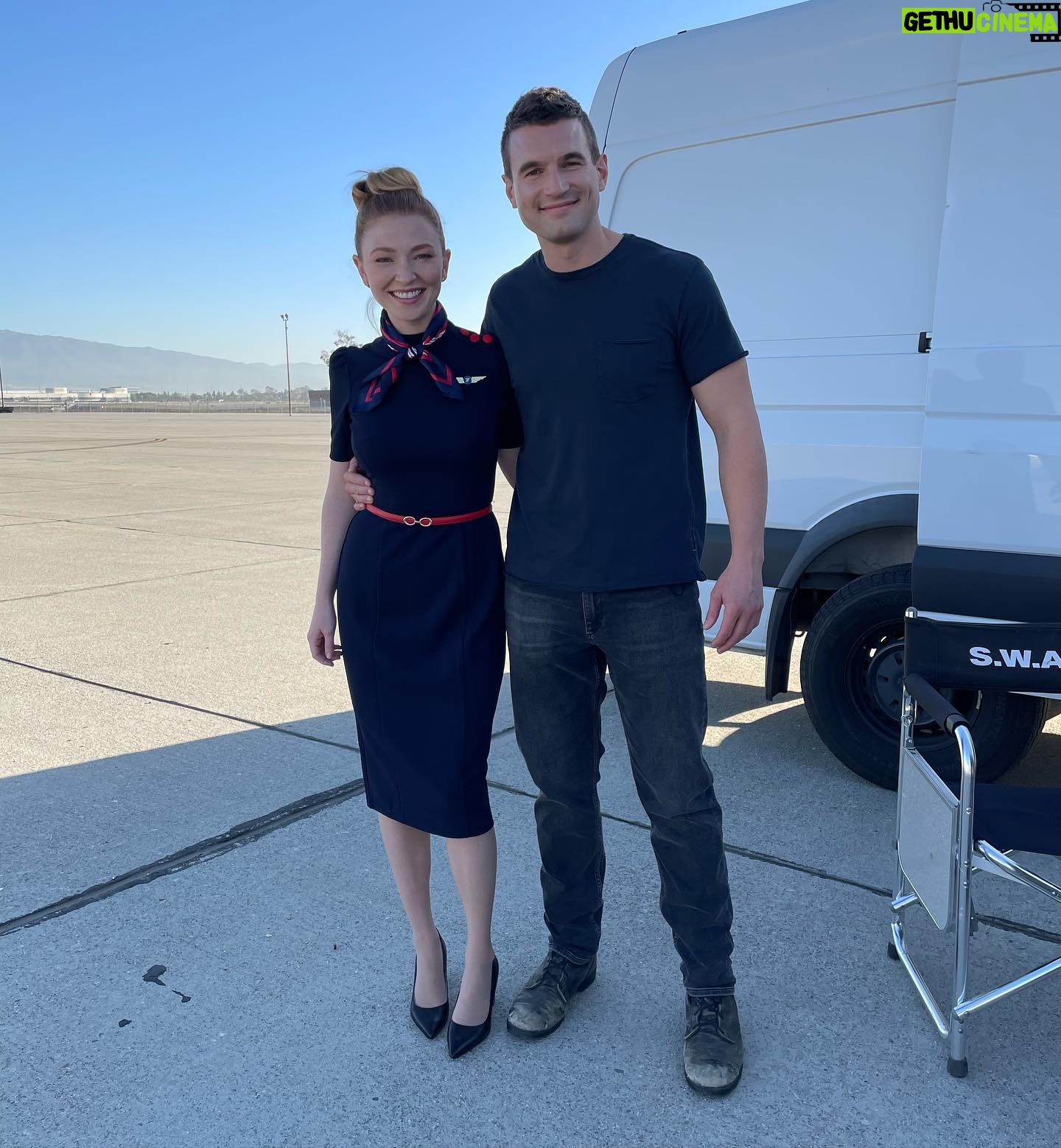 Diana Hopper - 3.3K Likes - on set adventures with @alexrussell ✈️ @swatcbs