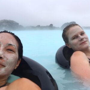 Diane Mizota Instagram - #icelandtravel tip: if you do the #bluelagoon, staying at the Silica Hotel on site is def worth the $$$. Gorgeous design, a private lagoon for guests, access to the main lagoon (which attracts up to 3000 people a day!) and an insane breakfast buffet made this an indulgent respite.  The geothermal silica-rich water was soothing and everyone loved the free face masks, even our little 🐱. 😁🥰💖 #silicahotel #traveliceland #spalife #soworthit #experiencesnotthings