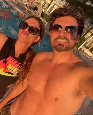 Diego Olivera Instagram - #sunset #summertime #love ❤️❤️🍷🍷 @monicaayos #miami