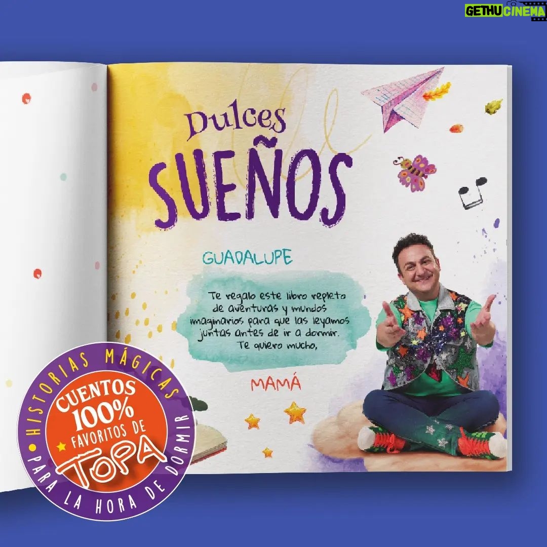 Diego Topa - 2.2K Likes - ¿Sabías que Dulces Sueños es el libro personalizado ideal para la hora de dormir?😴
Con ocho historias inspiradas en las canciones favoritas de @diegotopaok, los sueños de tu peque se llenarán de las más hermosas fantasías. ✨
Además...
✨Te ayudará a fomentar una linda ocasión para compartir con tu peque
✨Brindará un ambiente relajante antes del descanso
Los libros personalizados son una excelente manera de hacer que la lectura sea más personal y significativa para los niños ¡porque son los protagonistas!
#Topa #DulcesSueños #libropersonalizado #literaturainfantil #libroinfantil #personalizado #regalo #aventurapersonalizada