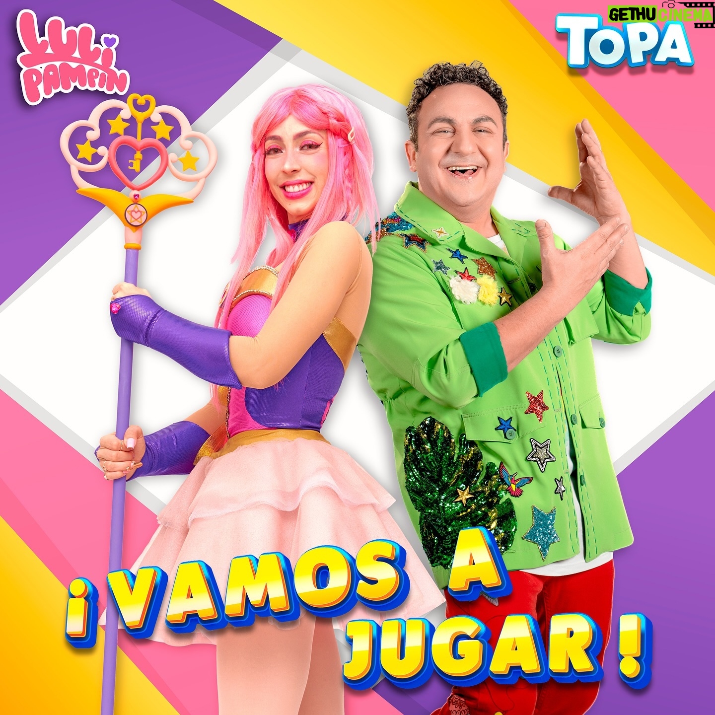 Diego Topa - 6.2K Likes - ✨ANUNCIO ESPECTACULAR ✨
¡Un viernes de fiesta! Ya salió el nuevo álbum que preparamos junto a mi amiga, la talentosísima y hermosa @lulipampinoficial “VAMOS A JUGAR”
Un disco que grabamos en Italia 🇮🇹 junto al gran @almankids , mientras crecía la pancita de Luli 😍
Fueron meses hermosos, la pasamos increíble grabando este disco para ustedes, lo hicimos con muchísimo amor. Son 20 canciones para JUGAR, bailar y divertirnos en familia
Esperamos que lo amen tanto como nosotros y que disfruten cada canción.
.
VAMOS A JUGAR ya está disponible en todas las plataformas digitales.
¡Escuchenlo y cuenten cuál fue su canción favorita!💕 ¡No se olviden de grabarse bailando y cantando, nos encanta ver sus videos y compartirlos!
Los queremos, gracias por ser parte de esta hermosa aventura.❤️
#lulipampin #topa #vamosajugar