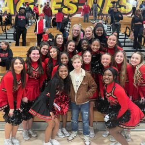 Diesel La Torraca Instagram - Pulled up in IE to support the fam @sania.jenkins in her play off game tonight.  Great win @etiwandagirlsbasketball 
❤️🖤 💛 ❤️🖤💛❤️🖤💛❤️
Shoutout to their awesome Cheer Squad too ✌🏼 they were hyped 🙌🏼
 #basketball #highschoolbasketball #etiwandahighschool #actor #diesellatorraca #ginnyandgeorgia