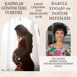 Dila Bayrak Instagram - Kadınlar gününe özel ücretsiz Hamile Yogası ve Doğum Nefesleri dersime tüm anne adaylarını beklerim🧡 

Dila Bayrak sizi planlanmış Zoom toplantısına davet ediyor.

Konu: Dila Bayrak adlı kişinin Zoom Toplantısı
Saat: 8 Mar 2023 08:00 ÖS İstanbul

Zoom Toplantısına Katılın
https://us02web.zoom.us/j/85601229884?pwd=RTlOSG5aWG1iOXR3bGw2Rm9KaWZHUT09

Toplantı Kimliği: 856 0122 9884
Parola: 988382