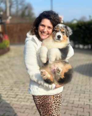 Dila Bayrak Instagram - Oğlum Wilson 🐶 Hayatımıza hoş geldin🧡
#wilsontheaussie #ercuthechinchilla