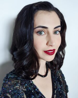 Dilan Gwyn Instagram - Just a pic to commemorate a well executed audition look. 💎😁💎
⠀
AND how fab isn't this vintage shawl my sister gave me!? 😍