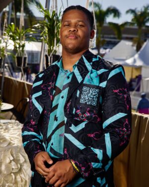 Dillon Windvogel Instagram - The night stays young with #ForeverWena 

Bringing the message #HIVAwareness to the Durban July using fashion as the medium! 

An amazing garment made by @imprint_za ,integrating the core messaging of the #ForeverWena campaign. Choose you, prioritize you and so much more! 

An amazing experience being here with the @foreverwenaza team! To more awareness 🥂 

#ForeverWena #HIVAwareness #DurbanJuly
