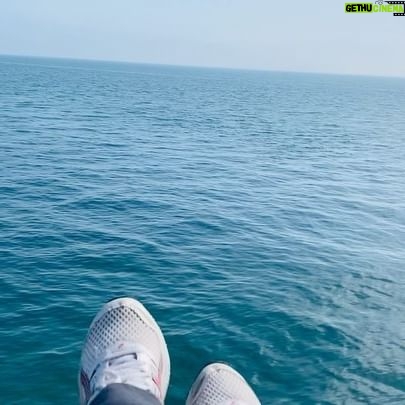 Dilshad Vadsaria - 185 Likes - Last run until next time. Too much to say. Too much rage, anger, pain. But the ocean always sees me through.
So today, I sat and watched her. Calm, peaceful, emerald.
Gathering my thoughts. Helping me understand how vast she is, nature. Here to stay. While we are truly nothing in comparison. No answers. Just…something I know…while I gather my thoughts.