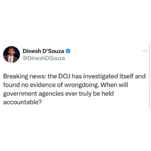 Dinesh D'Souza Instagram - Who could have thought???