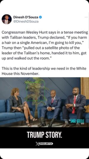 Dinesh D'Souza Instagram - The leader America NEEDS right now
