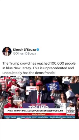 Dinesh D'Souza Instagram - The establishment is scared!
FOLLOW @dineshjdsouza
